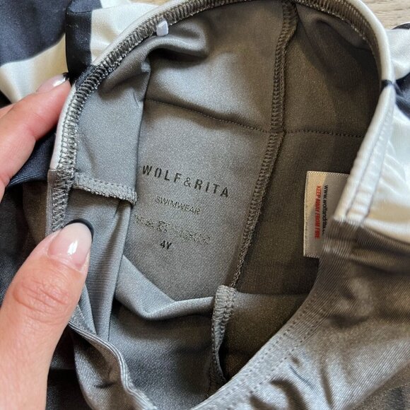 Wolf And Rita Ruffle Leggings Checkered Pants - Picture 5 of 8